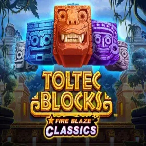 Fire Blaze: Toltec Blocks logo by Rarestone Gaming Bet365 Casino