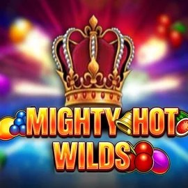 Mighty Hot Wilds slot logo by Inspired Gaming at Bet365 Casino