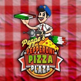 Peppe’s Pepperoni Pizza Plaza slot icon by Pragmatic Play, available at Bet365 Casino